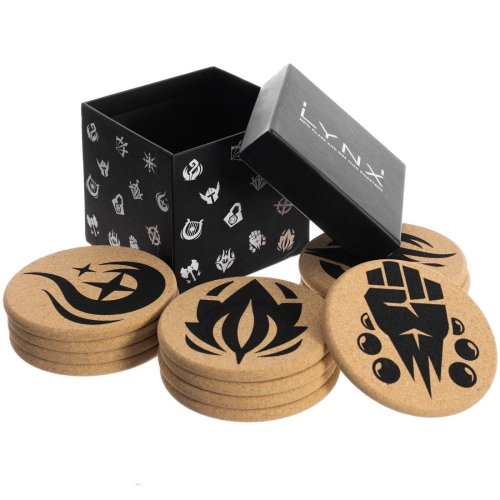 Lynx Set of 13 RPG Class & DM Icon Coasters