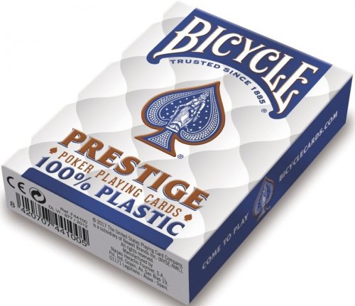 Bicycle - Blue Prestige 100% Plastic Playing Cards