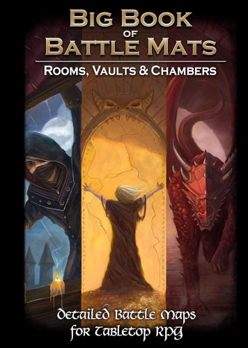 Loke battlemats Loke Battle Mats: Big Book of Battle Mats - Rooms, Vaults, Chambers