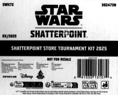 Atomic mass games Star Wars: Shatterpoint &ndash; Store Tournament Kit 2025