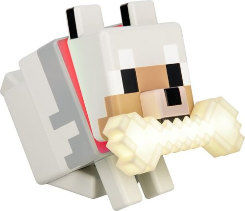 Paladone Minecraft Wolf GloBuddies lamp | 14.3 cm