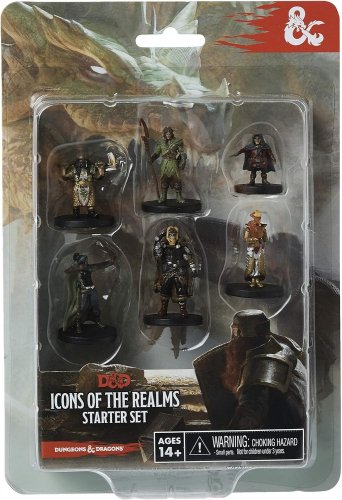 Wizkids Dungeons &amp; Dragons Icons of the Realms Miniatures - Starter Set