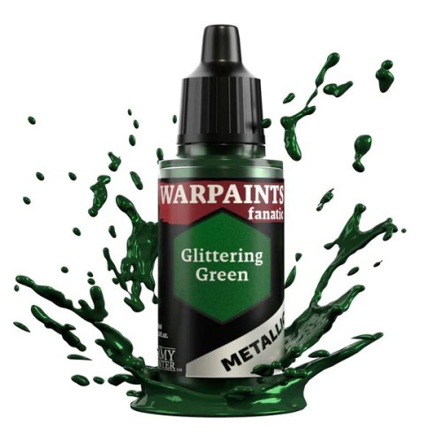 The army painter Warpaints Fanatic Metallic: Glittering Green