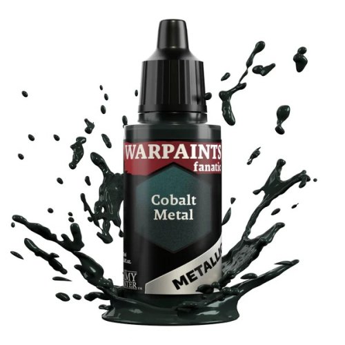 The army painter Warpaints Fanatic Metallic: Cobalt Metal