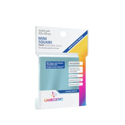 Gamegenic Prime Board Game Sleeves &ndash; Mini Square