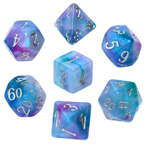 Rebel RPG Dice Set - Acrylic - Magellan's Cloud
