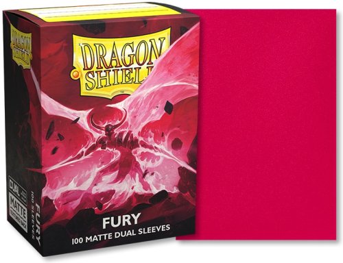 Dragon shield Standard Matte Dual Sleeves - Fury (100 Pcs)