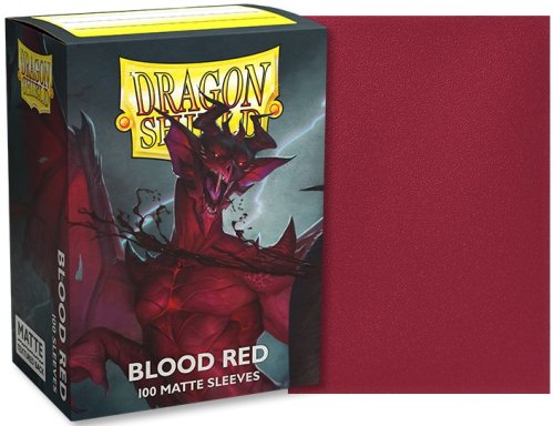 Dragon shield Standard Sleeves - Matte Blood Red 'Simurag' (100 Pcs)