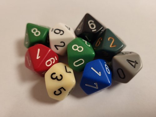 Chessex d10 Dice (1 Pcs)
