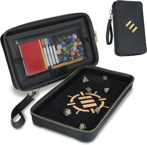 Enhance Tabletop RPGs Community Dice Organizer Case &amp; XL Rolling Tray