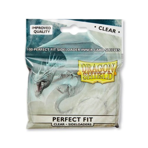 Dragon shield Standard Perfect Fit Sideloading Sleeves &ndash; Clear/Clear (100 Pcs)