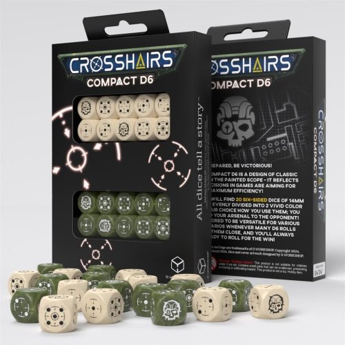 Q-workshop Crosshairs Compact D6: Beige&amp;Olive