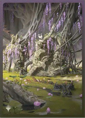 Dragon shield Standard size License Sleeves - Landfall Series - Verdant Catacomb (100 Sleeves)