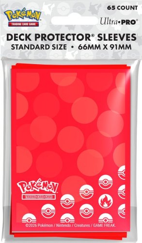 Ultra pro UP - Deck Protector: Pokemon: Fire Type Energy (65 pcs.)