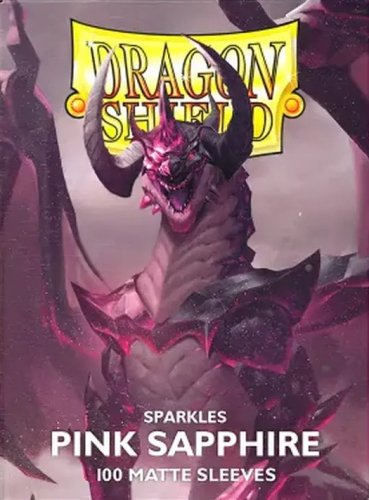 Dragon shield Sleeves - Matte Standard size - Pink Sapphire (100 Sleeves)