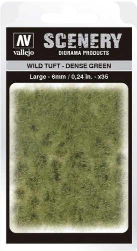 Acrylicos vallejo Vallejo - Scenery - Wild Tuft Dense Green (6 mm)
