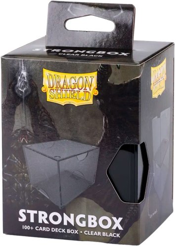 Dragon shield Strongbox Box - Clear Black
