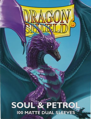 Dragon shield Sleeves - Matte Standard size - Soul & Petrol (100 Sleeves)