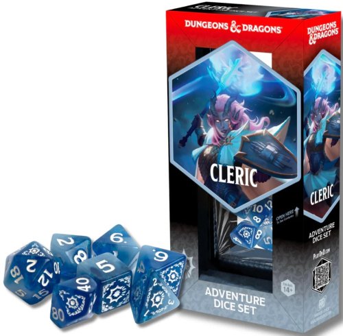 Sirius dice Dungeons & Dragons Adventure Dice - Cleric: White / Blue