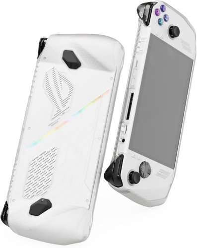 Skull &amp; co . Protective Silicone Case for ROG ALLY console (Frosted Clear)