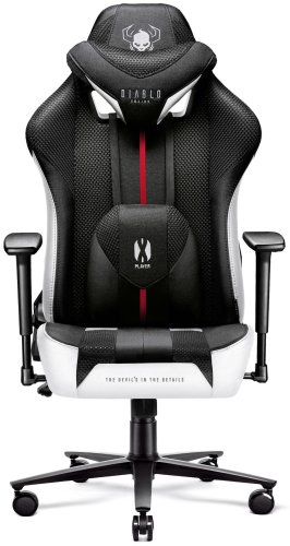 Diablo chairs Diablo X-Player 2.0 Black - White Normal Size Gaming Chair