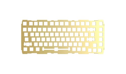 Glorious pc gaming race GMMK Pro 75% Switch Plate - Brass, ANSI