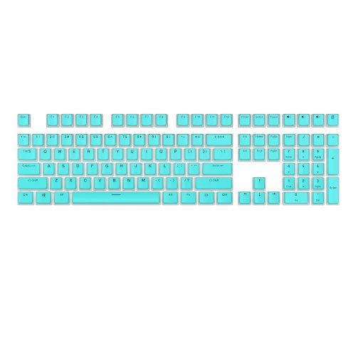 Royal kludge Pudding PBT Keycaps - (104 pcs., Electric, PBT ANSI, UK layout)