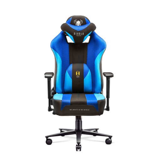 Diablo chairs Diablo X-Player 2.0 Normal Size Frost - black ergonomic chair