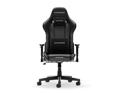 Dxracer Prince Series L black PVC Leather ergonomic chair (F24-LTC-N)