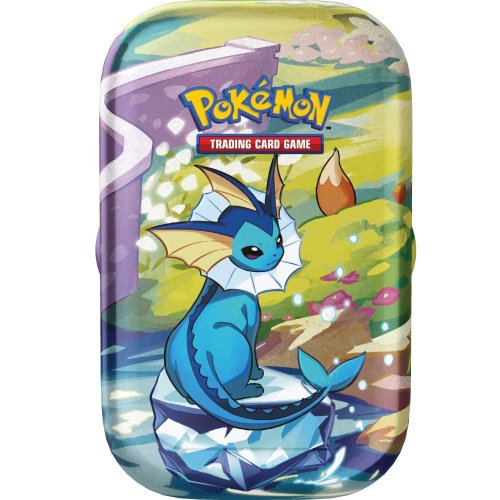 The pok&eacute;mon company international Pokemon TCG - Scarlet &amp; Violet - Prismatic Evolutions Mini Tin Vaporeon