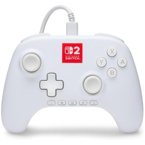 Powera Advantage Wired Controller with Lumectra | Nintendo Switch 2 | White