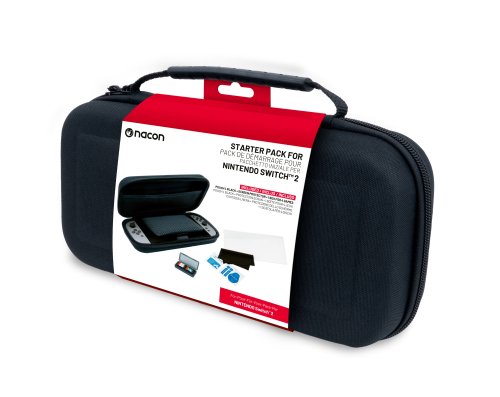 Nacon Pouch and Protection Pack for Nintendo Switch 2 | Black