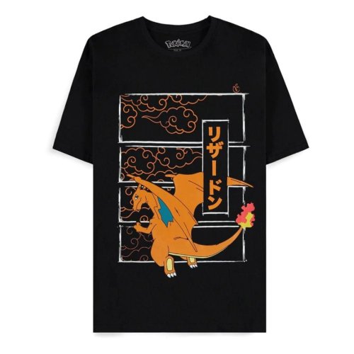 Distrineo Pok&eacute;mon - Charizard Men's Short Sleeved T-shirt | 2XL Size