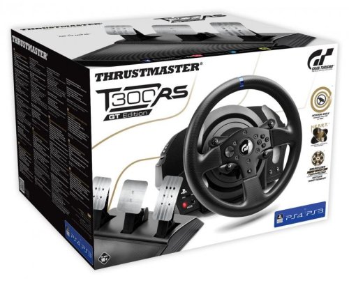 Thrustmaster T300 RS steering wheel + T3PA pedals GT Edition | PS3, PS4,  PS5, PC