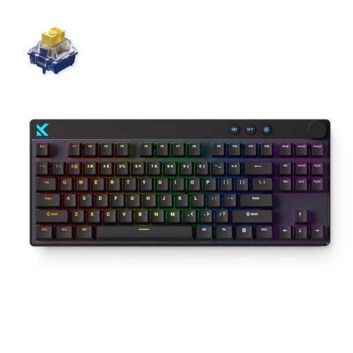 Mchose Mix 87 Wired Magnetic Gaming Keyboard | US | Apollo Magnetic Switch | Black