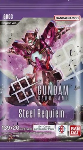 Bandai tcg Gundam Card Game - Steel Requiem Booster GD03