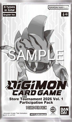 Bandai tcg Digimon Card Game - Official Store Tournament 2026 Vol.1 Pack Booster
