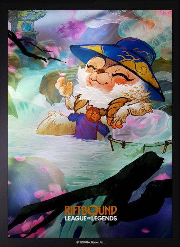 Bandai tcg Riftbound: League of Legends TCG - Spiritforged - Spirit Blossom Teemo Sleeves (100 Sleeves)