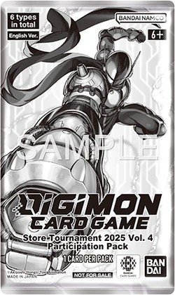Bandai tcg Digimon Card Game - Official Store Tournament 2025 Vol.4 Pack Booster