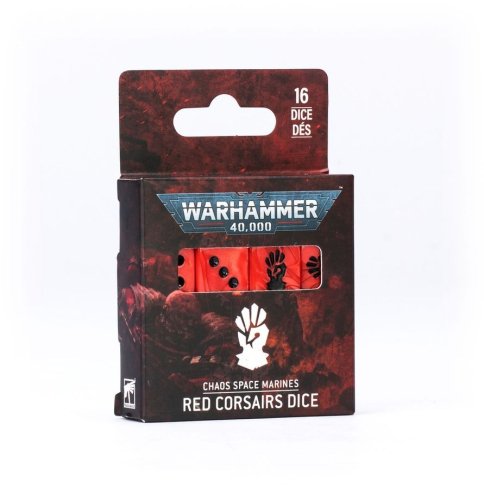 Games workshop Warhammer 40,000 - Chaos Space Marines: Red Corsairs Dice