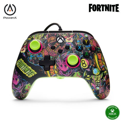 Powera Advantage Wired Controller for Xbox Series X|S | Fortnite Glow