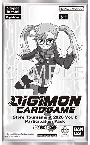 Bandai tcg Digimon Card Game - Official Store Tournament 2026 Vol.2 Pack Booster
