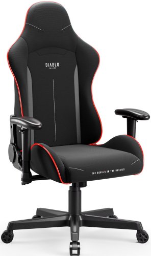 Diablo chairs Diablo  X-Starter LED Normal Size Gaming Chair | Black