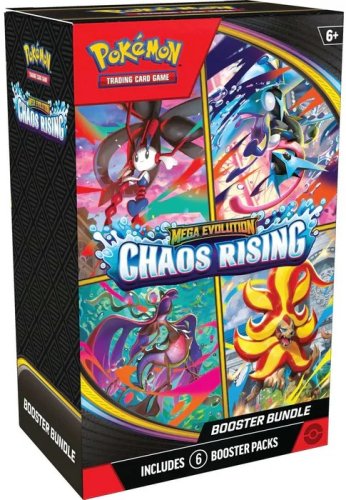 The pokémon company international Pokemon TCG: Mega Evolution - Chaos Rising Booster Bundle (6 packs)