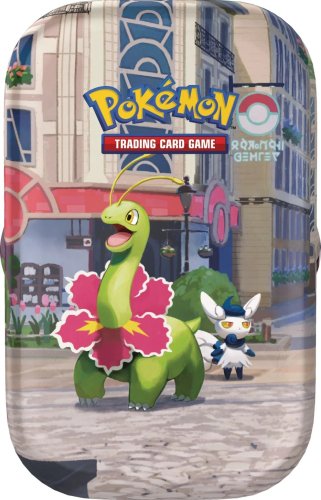 The pok&eacute;mon company international Pokemon TCG: Mega Evolution - Lumiose City Mini Tin - Meganium &amp; Meowstic