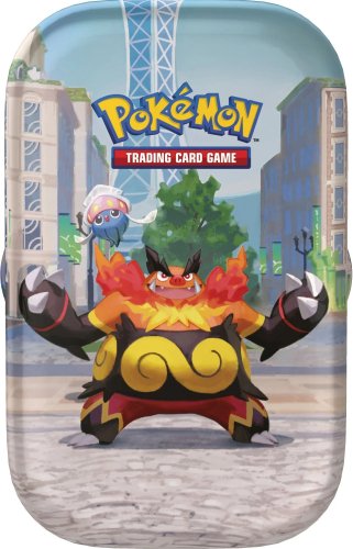 The pok&eacute;mon company international Pokemon TCG: Mega Evolution - Lumiose City Mini Tin - Emboar & Inkay