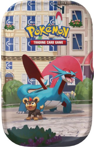 The pok&eacute;mon company international Pokemon TCG: Mega Evolution - Lumiose City Mini Tin - Salamence & Litleo