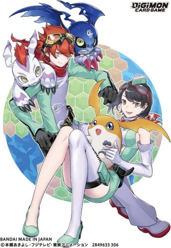 Bandai tcg Digimon Card Game - Official Sleeves 03 - Yuuki Dan & Yuuki Canon