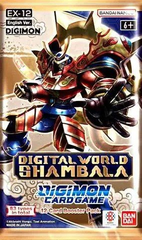 Bandai tcg Digimon Card Game - Digital World Shambala EX-12 Extra Booster