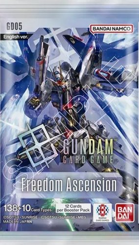 Bandai tcg Gundam Card Game Freedom Ascension Booster GD-05